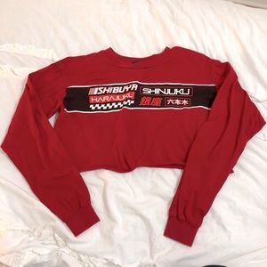 Sporty Cropped Long Sleeve!